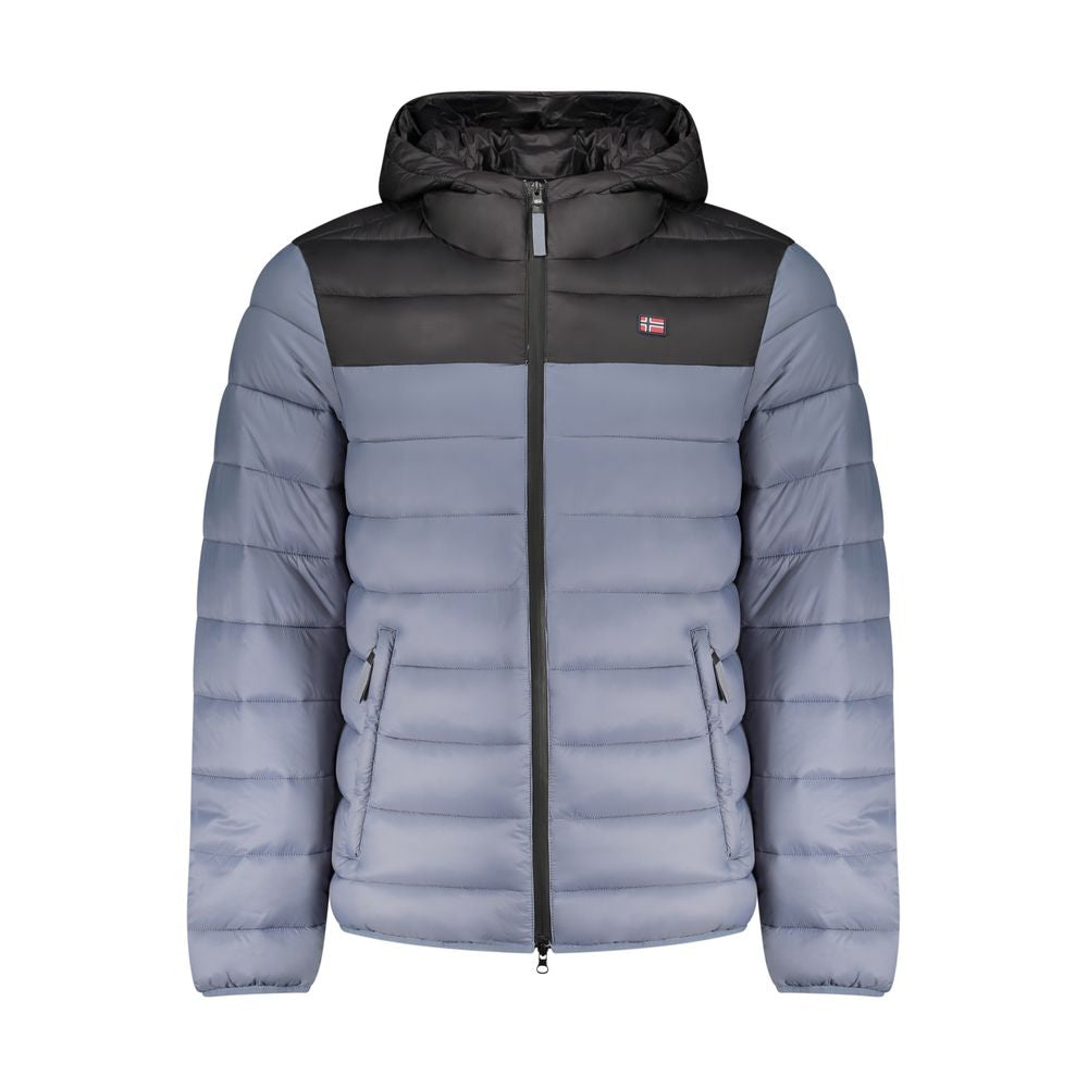 Blue Polyamide Jackets & Coat