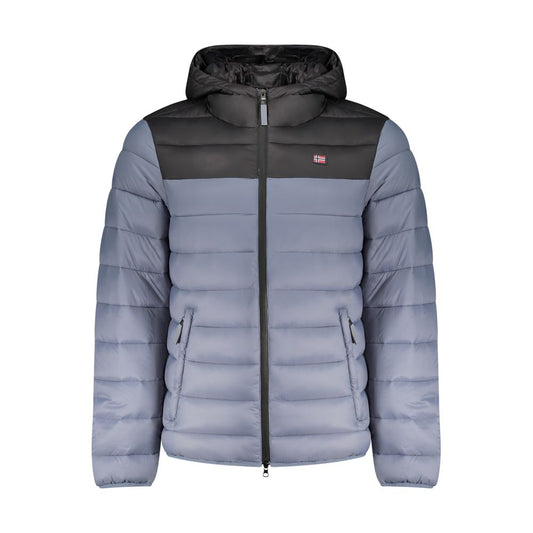 Blue Polyamide Jackets & Coat