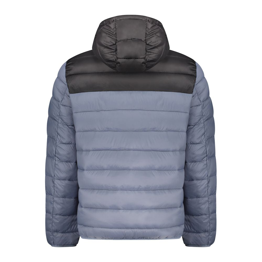 Blue Polyamide Jackets & Coat