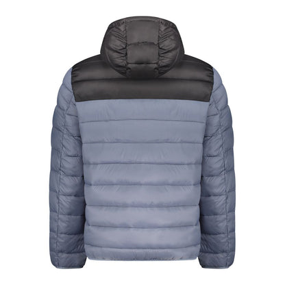 Blue Polyamide Jackets & Coat