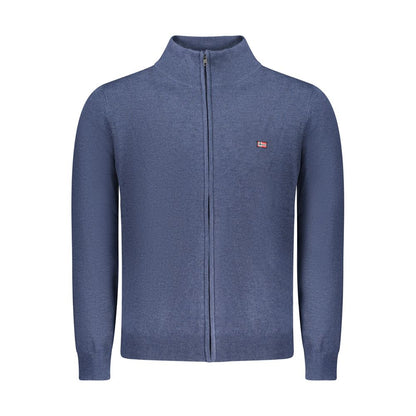 Blue Polyester Sweater