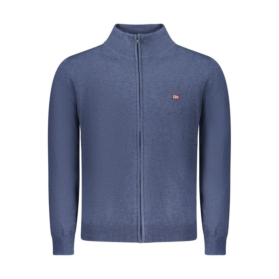 Blue Polyester Sweater