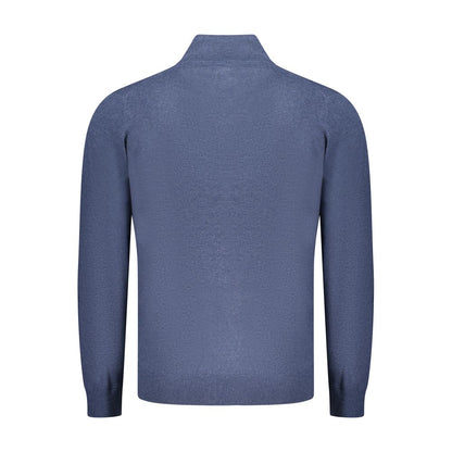 Blue Polyester Sweater