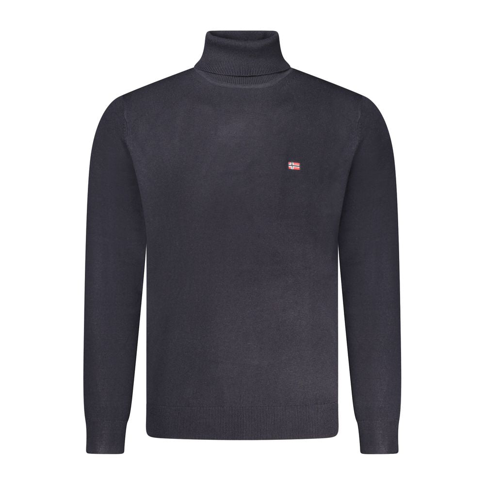 Blue Polyester Sweater