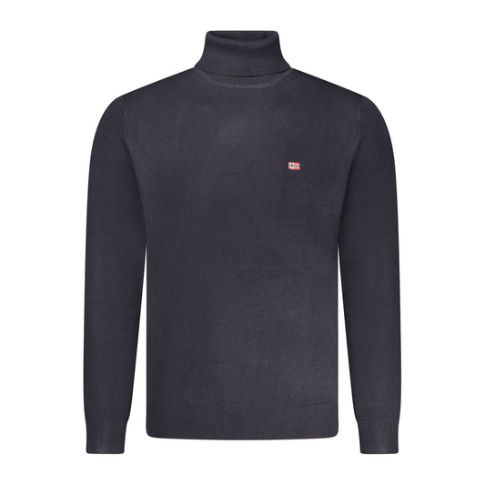 Blue Polyester Sweater