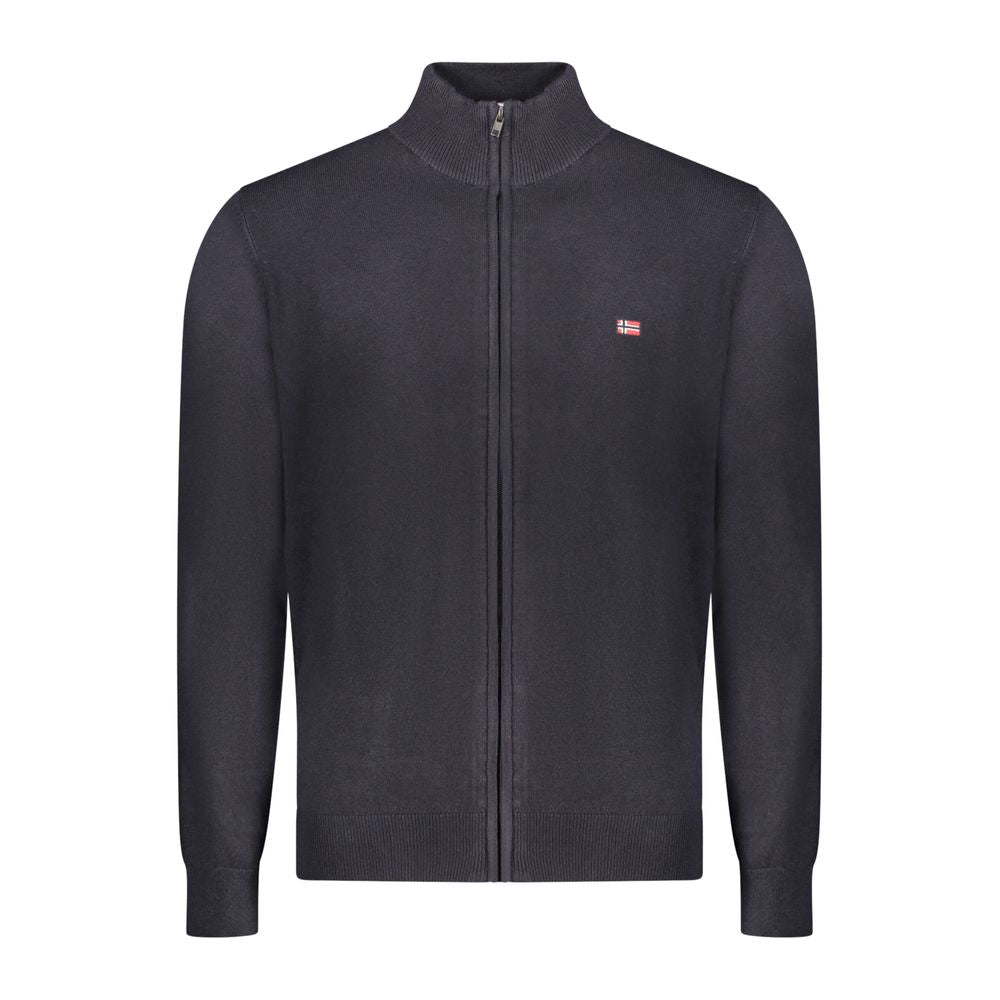 Blue Polyester Sweater