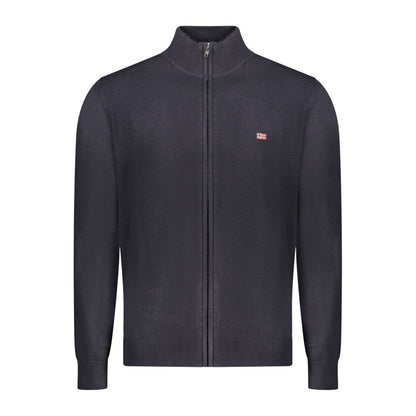 Blue Polyester Sweater