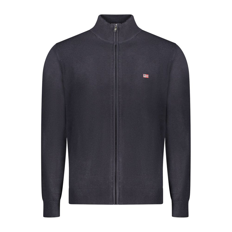 Blue Polyester Sweater