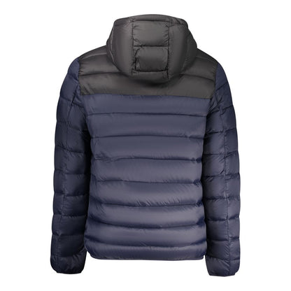 Blue Polyamide Jackets & Coat