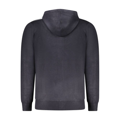 Blue Polyester Men Cardigan