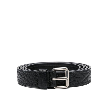 Black Calfskin Regular Belt