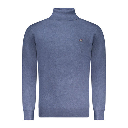 Blue Polyester Sweater