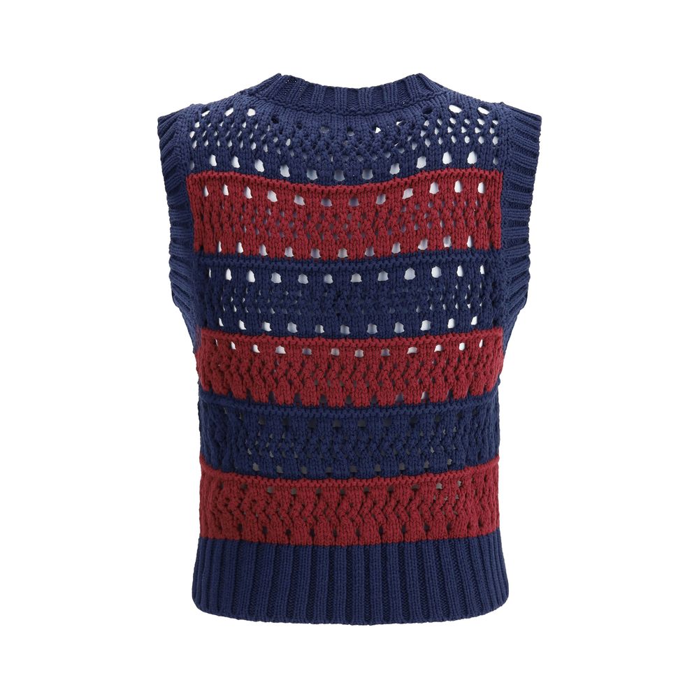 Blue Recycled Cotton Sweatshirt