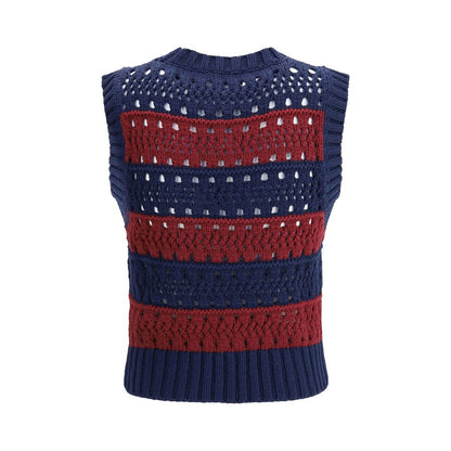 Blue Recycled Cotton Sweatshirt