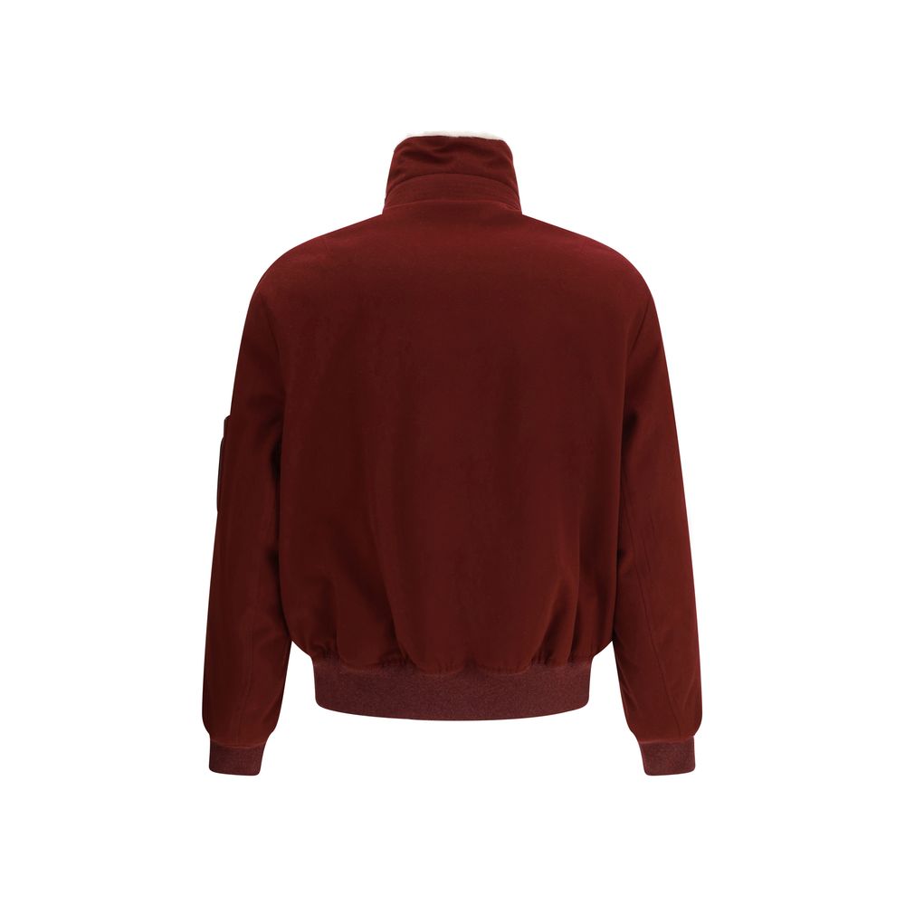 Bordeaux Wool Bomber