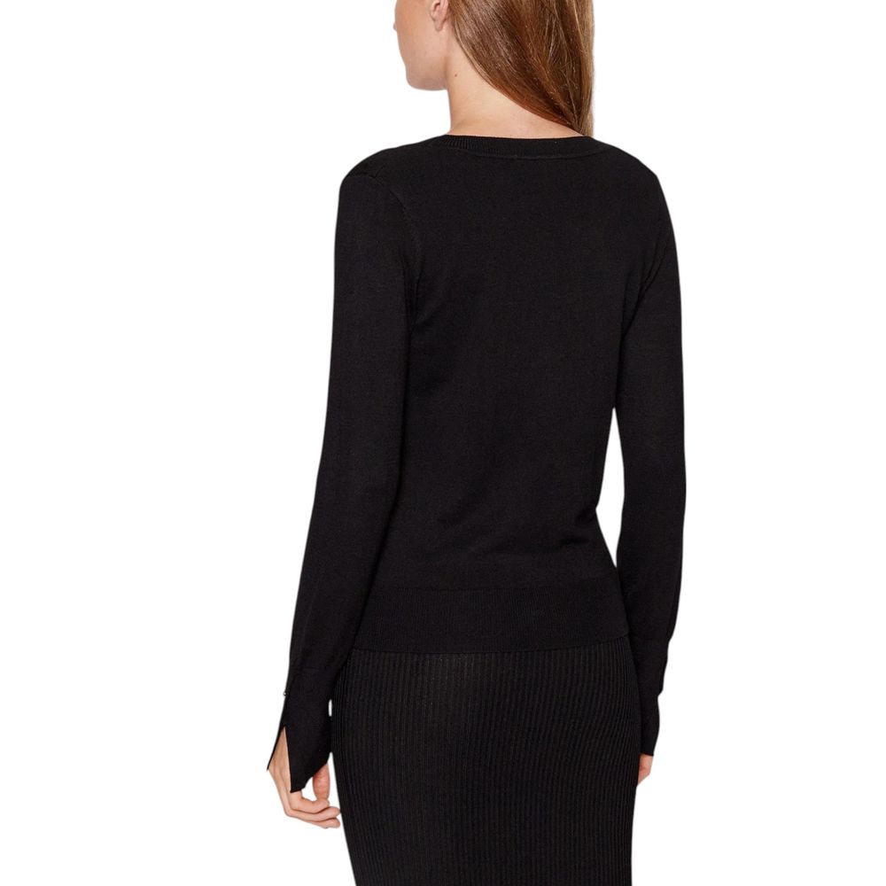 Black Viscose Cardigan