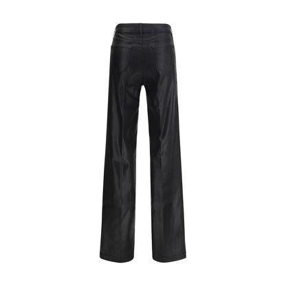 Black Cotton High-Waisted Jean