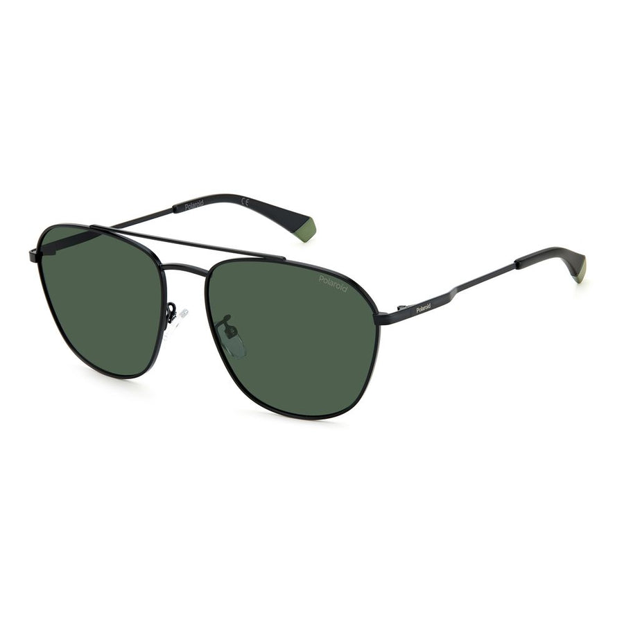 Black Stainless Steel Sunglasses
