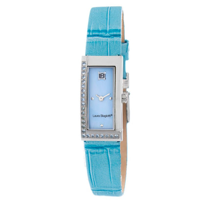 Blue Leather Dress Watch