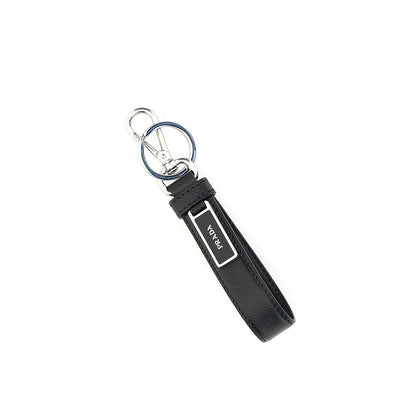 Black Stainless Steel Keychain