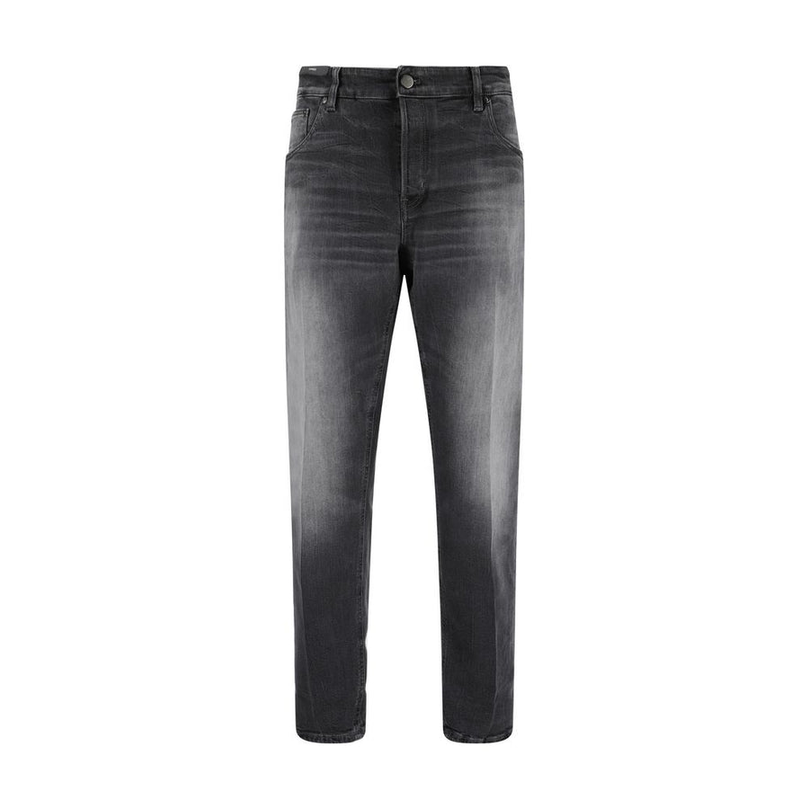 Black Cotton Jeans Denim