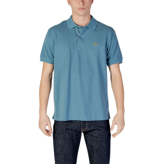 Blue Cotton Polo Shirt