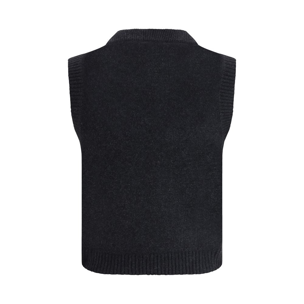 Black Wool Top