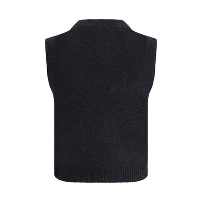 Black Wool Top