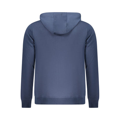 Blue Cotton Men's Hoodie