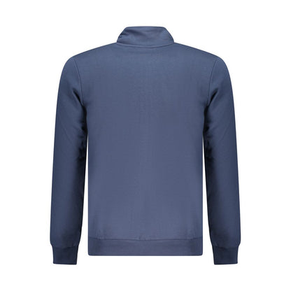 Blue Cotton Men Sweatshirt