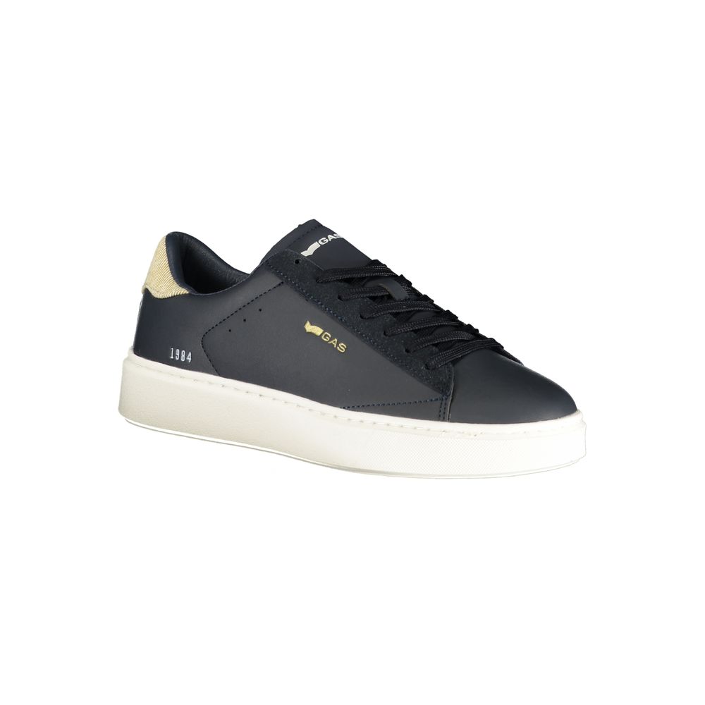 Blu Polyurethane Men Sneaker