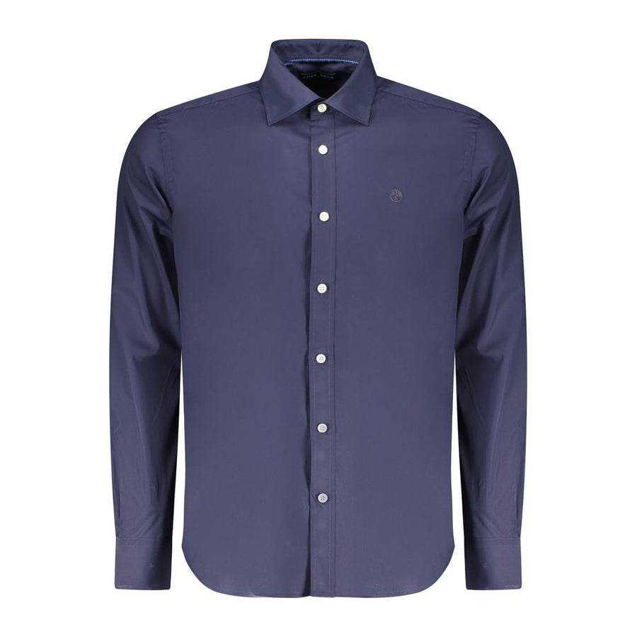 Blu Cotton Men Shirt