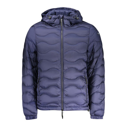 Blu Poliammide Men's Jacket