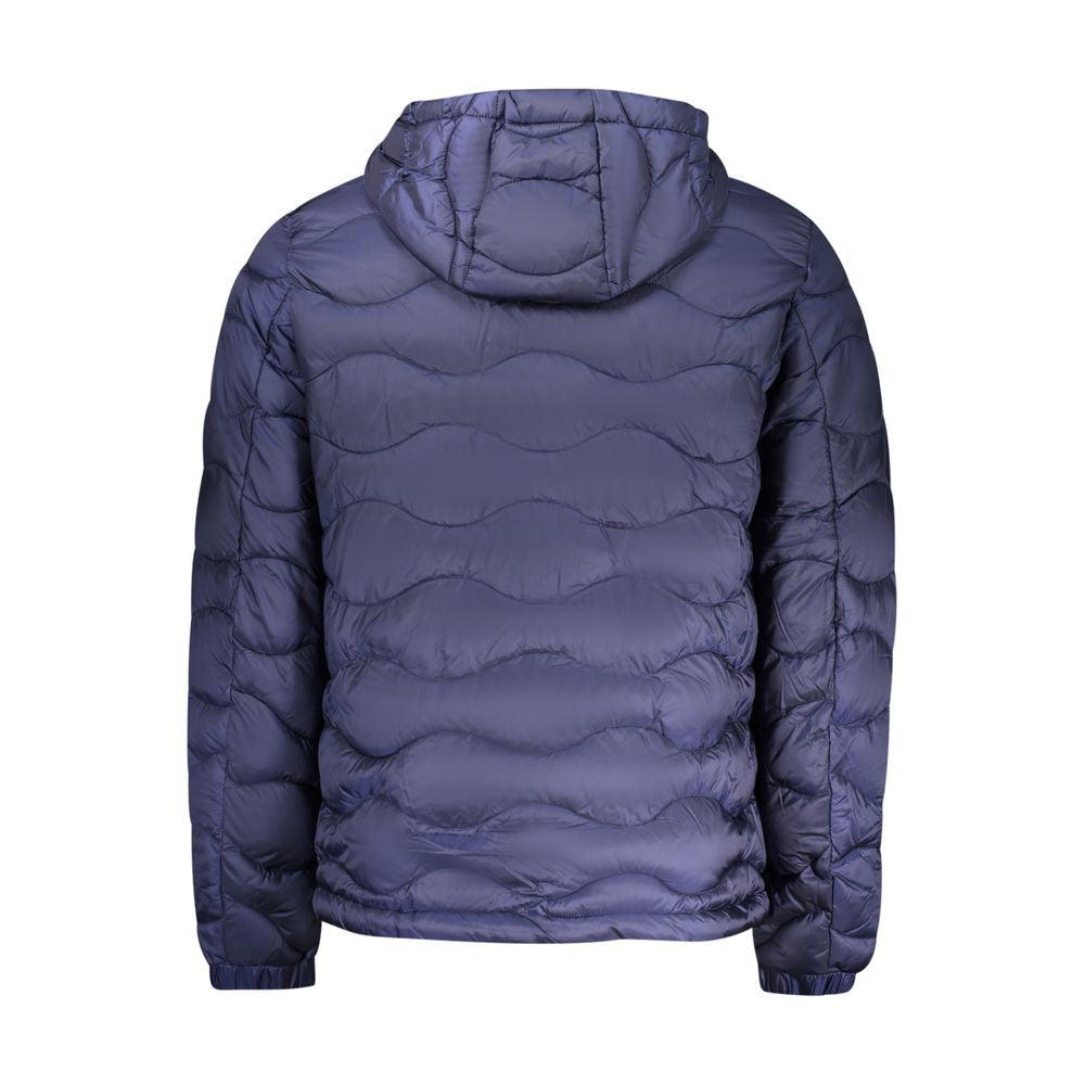 Blu Poliammide Men's Jacket