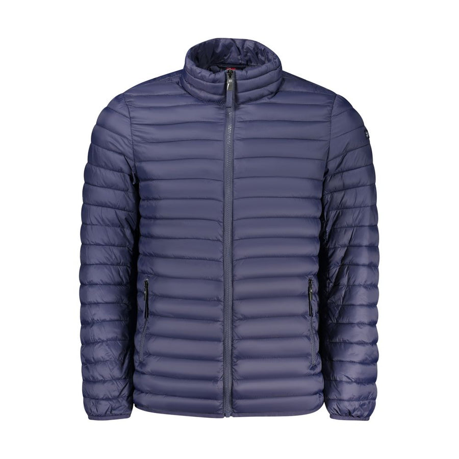 Blu Poliammide Men's Jacket